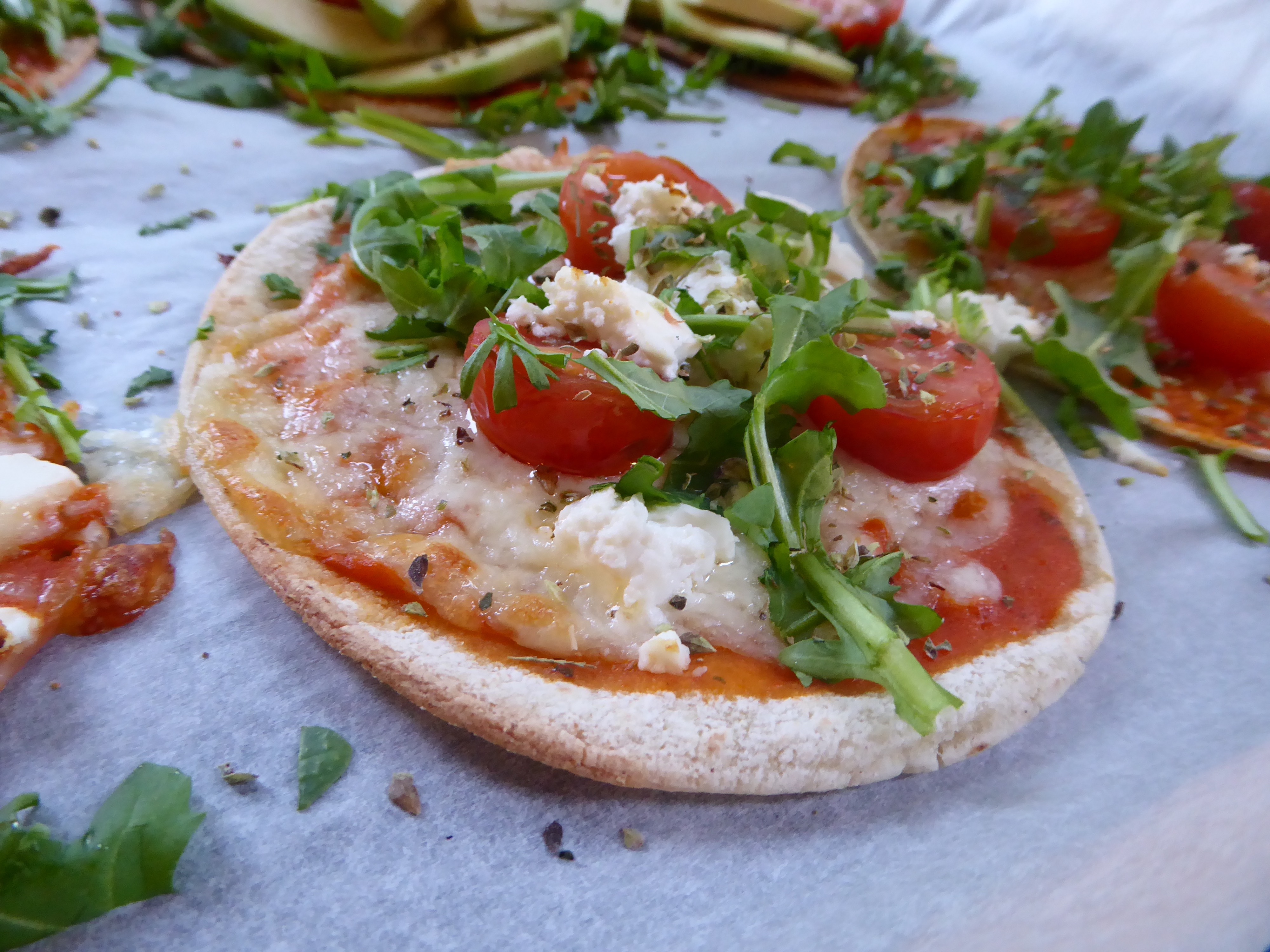 glutenfri mini-pizza