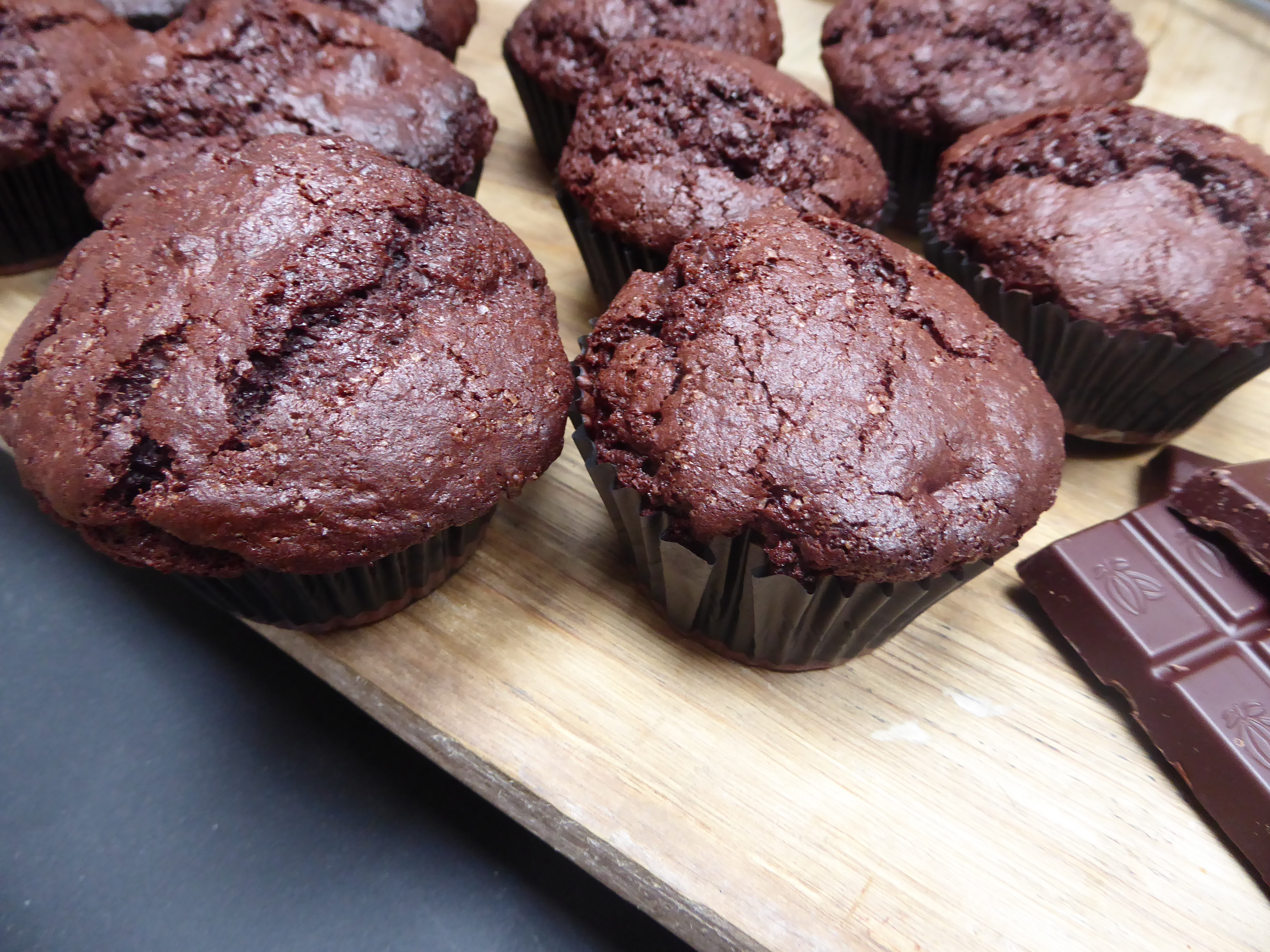 glutenfrie sjokolade muffins