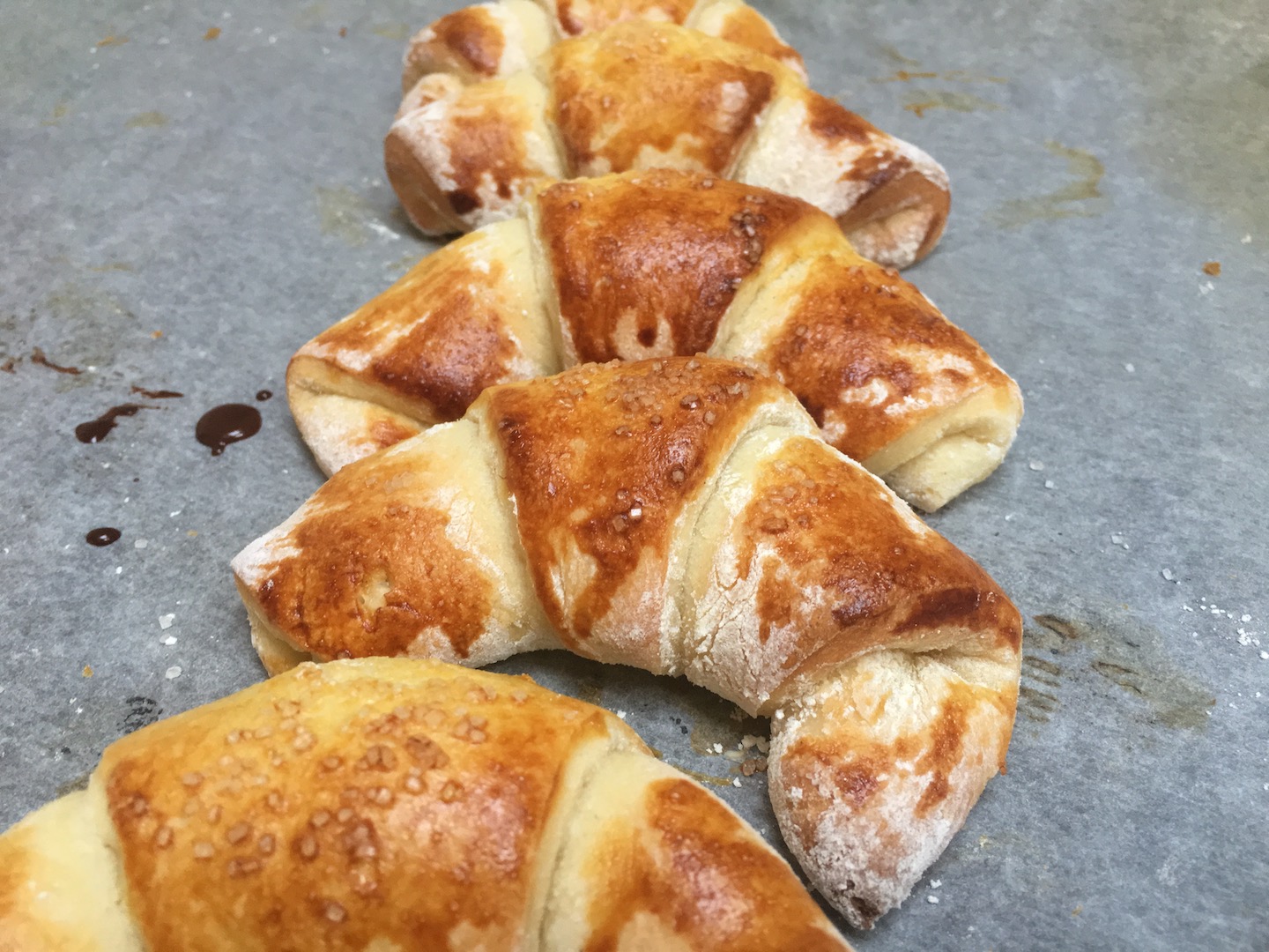 glutenfrie sjokoladehorn 