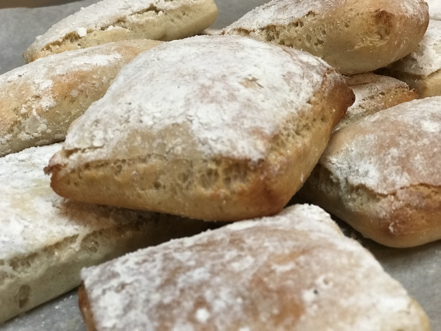 Glutenfrie, luftige ciabatta