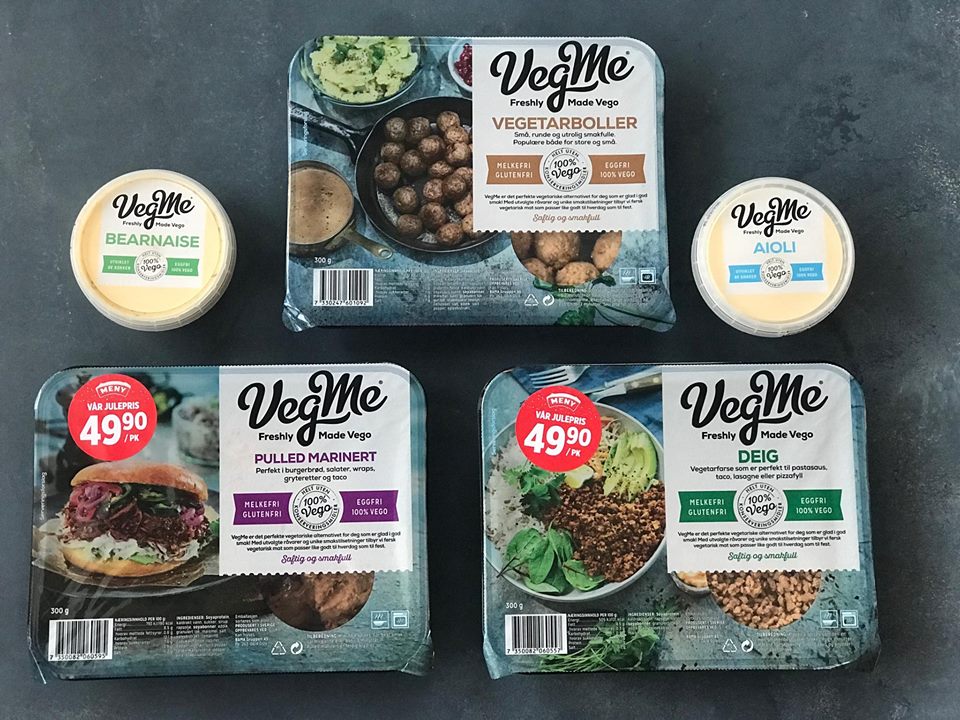 VegMe produktene får du på Meny