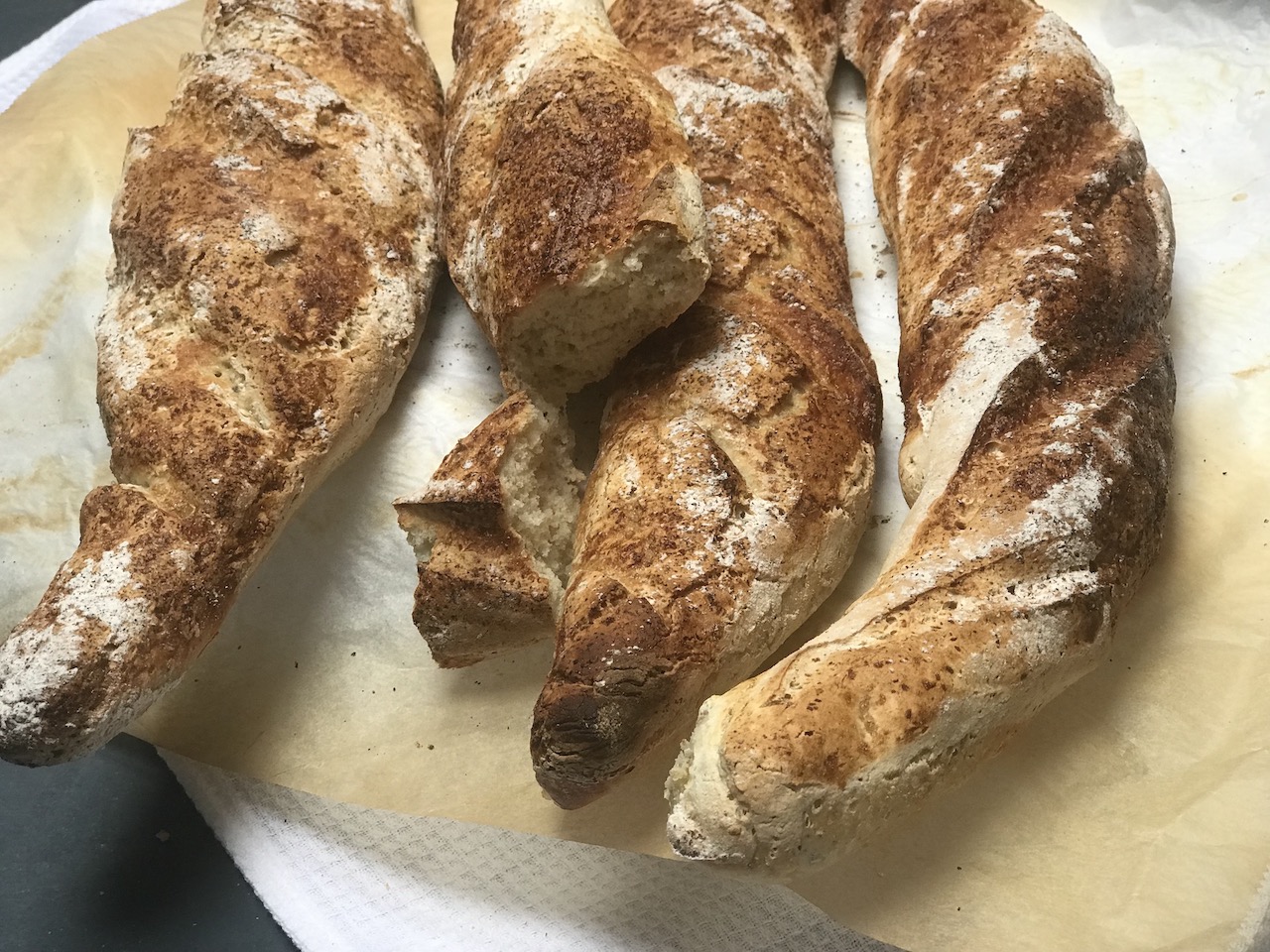 glutenfrie fransk baguette