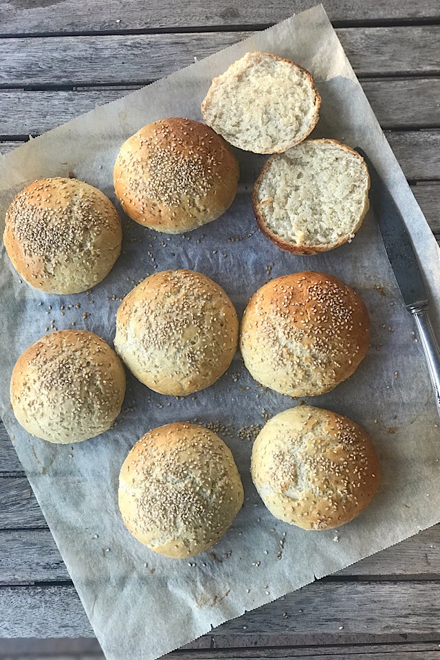 Glutenfrie rundstykker på 1-2-3