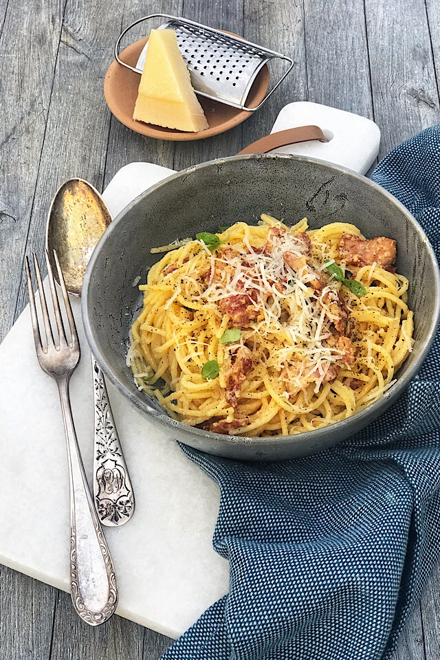 Pasta carbonara della Sevastianos