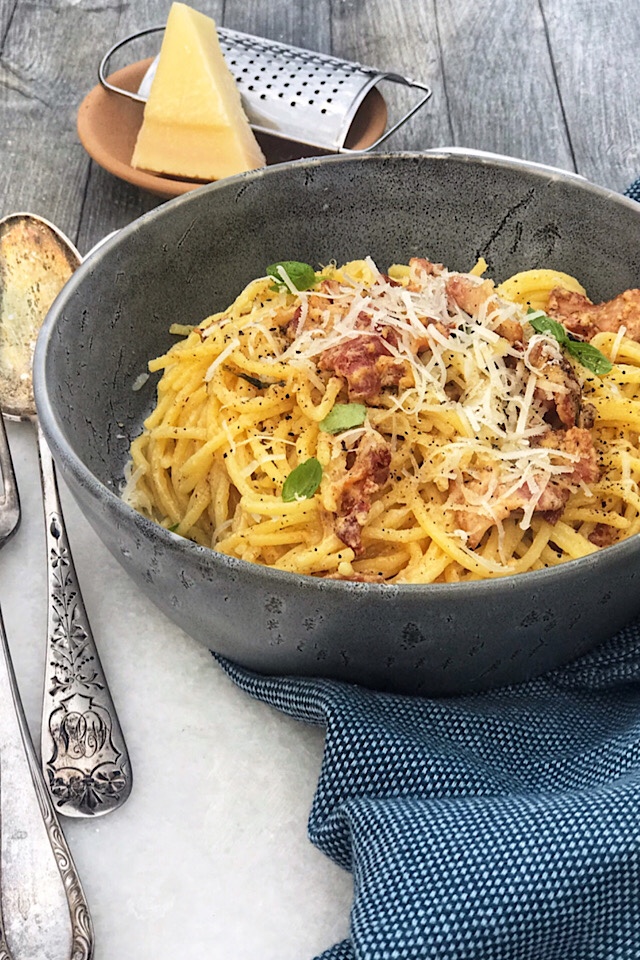 Pasta Carbonara Oppskrift Uten Fløte | Matawama.com