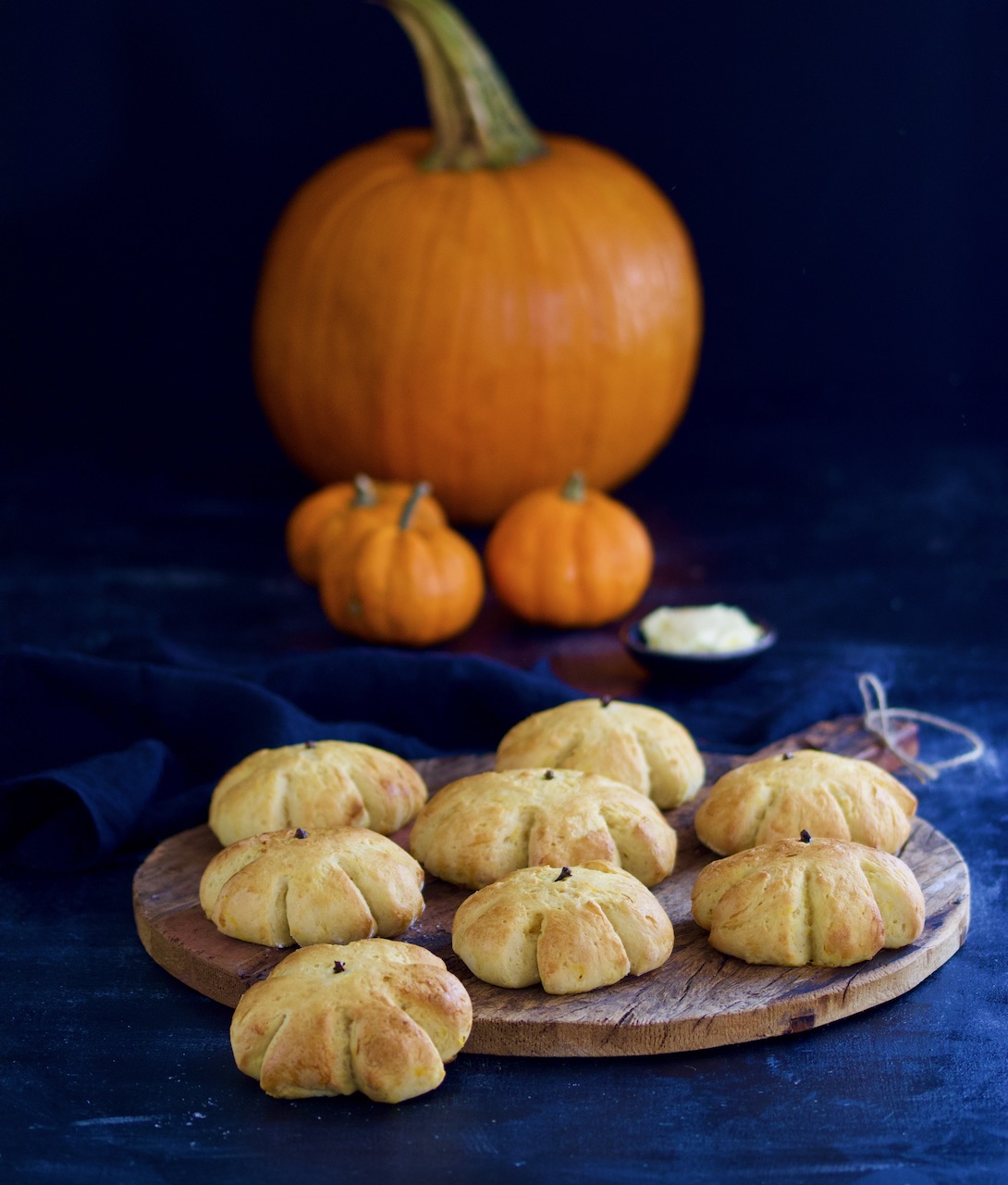 Glutenfrie gresskarrundstykker