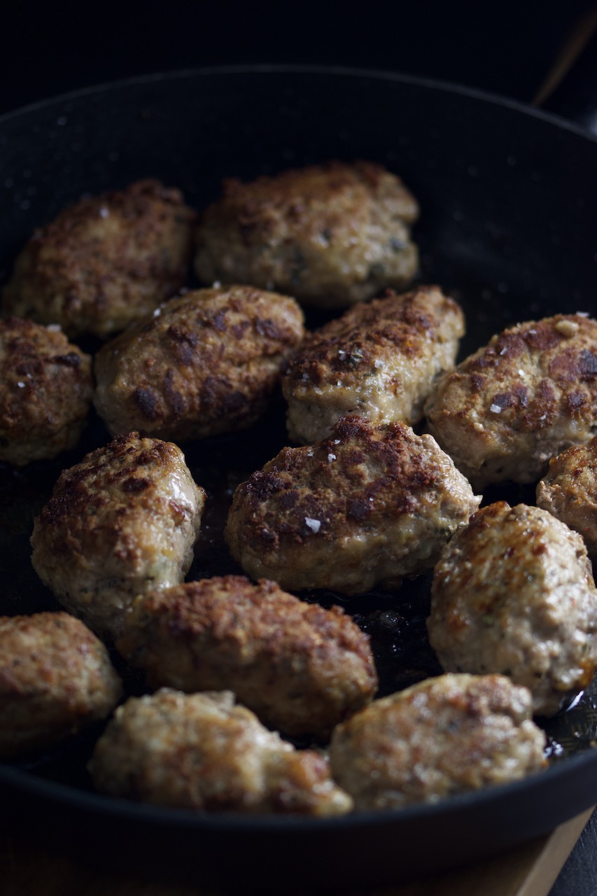 Arabiske pitabrød med lammekofta