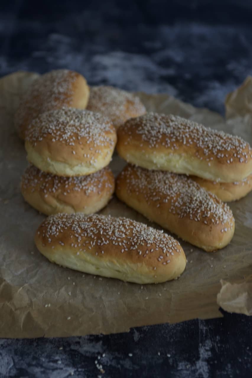 Glutenfrie pølse og hamburgerbrød