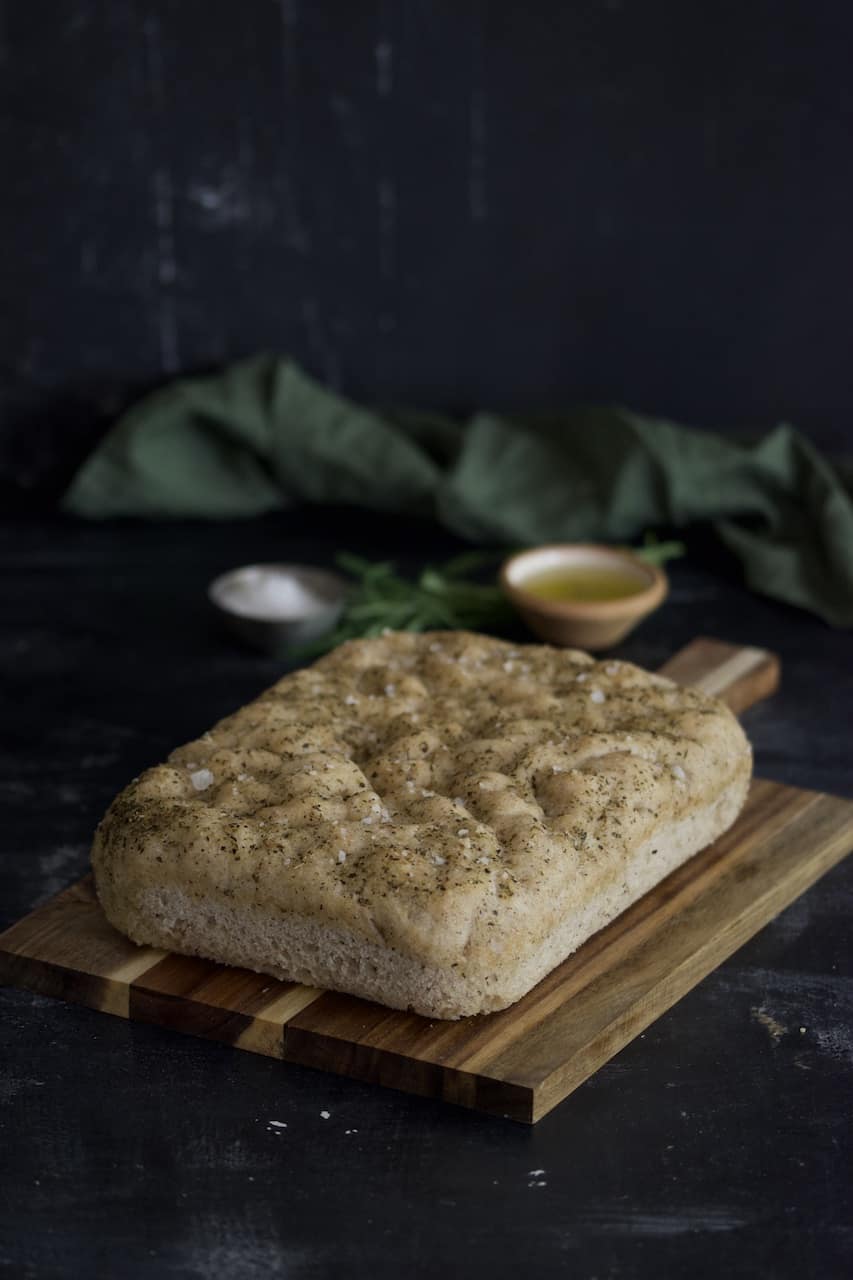 glutenfri grov focaccia