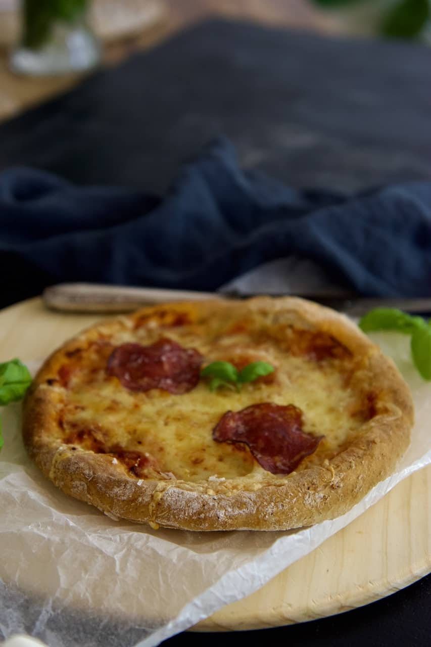 Glutenfri pizza på biga metoden