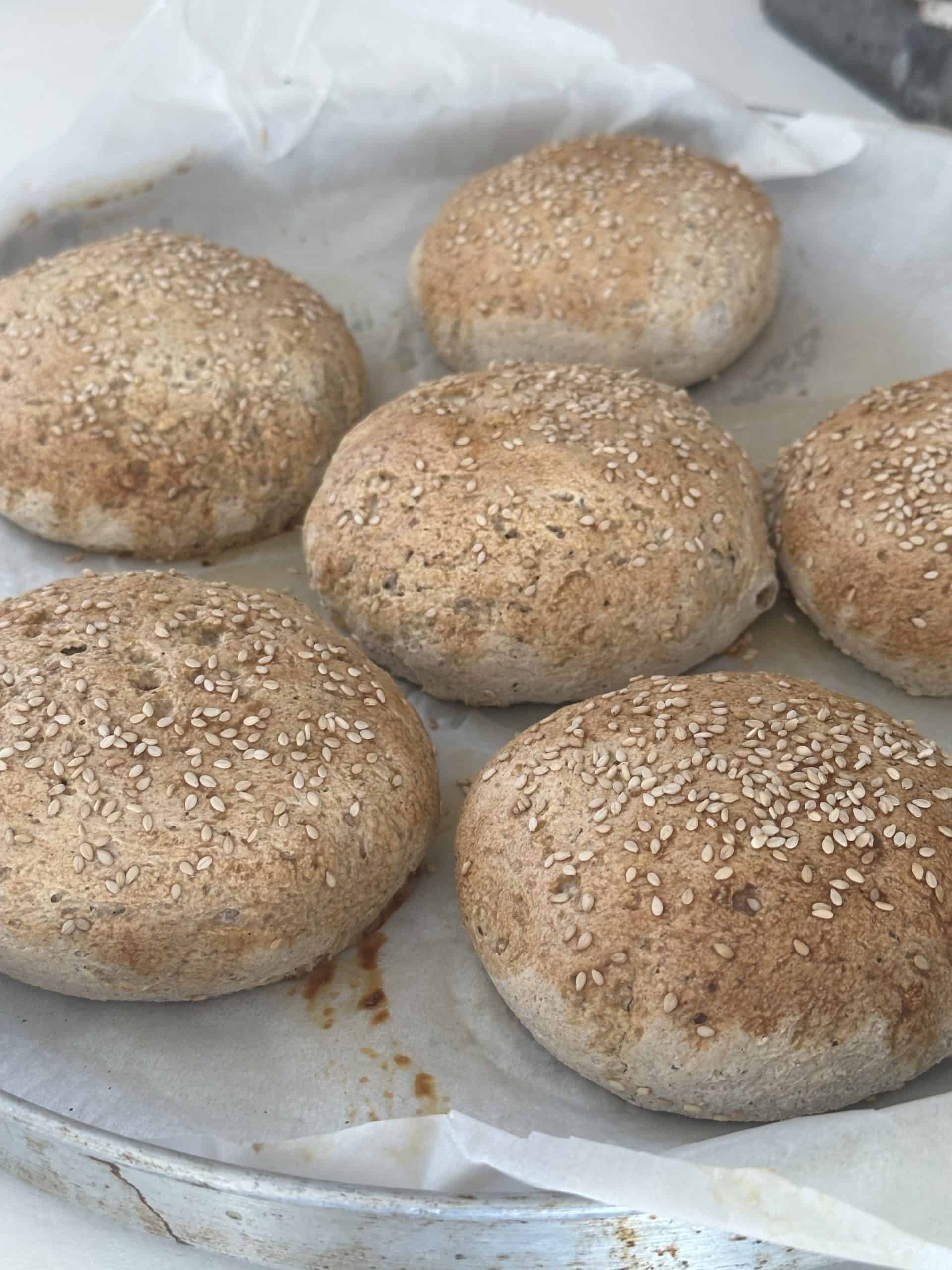 Glutenfritt brioche hamburgerbrød