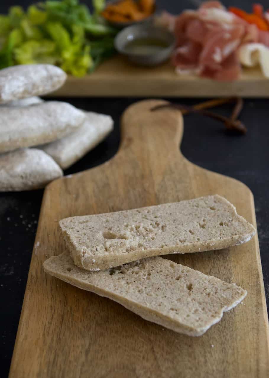 Glutenfrie grove ciabatta