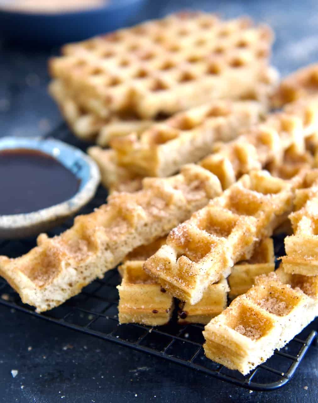 Glutenfri churro waffle