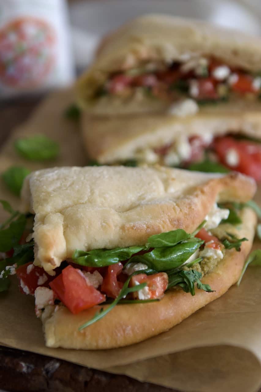 Glutenfri pizza sandwich