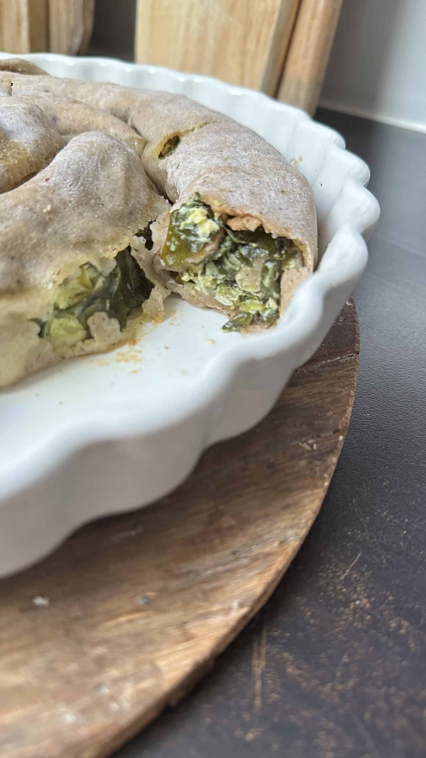 Glutenfri spanakopita (spinatpai)