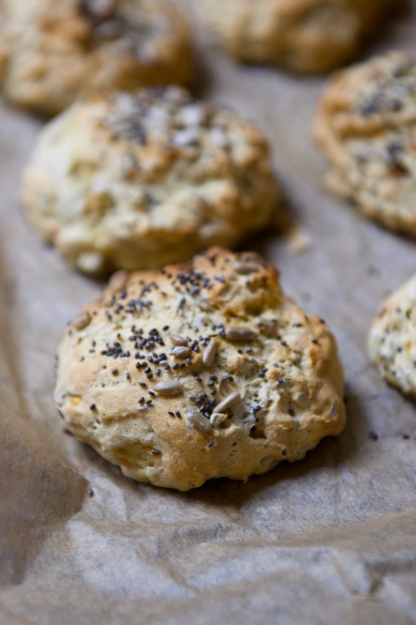 Glutenfrie grove fiberrundstykker