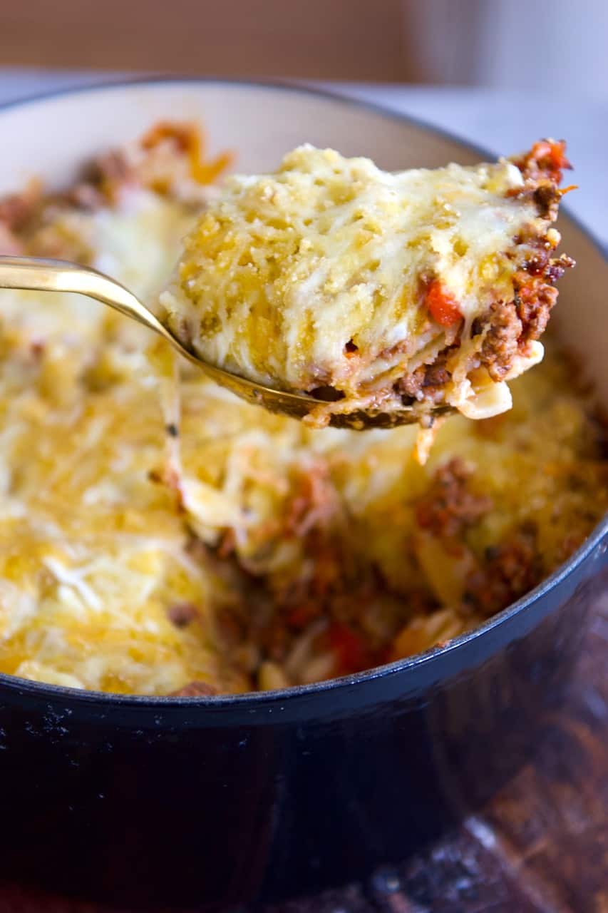 Glutenfri onepot lasagne