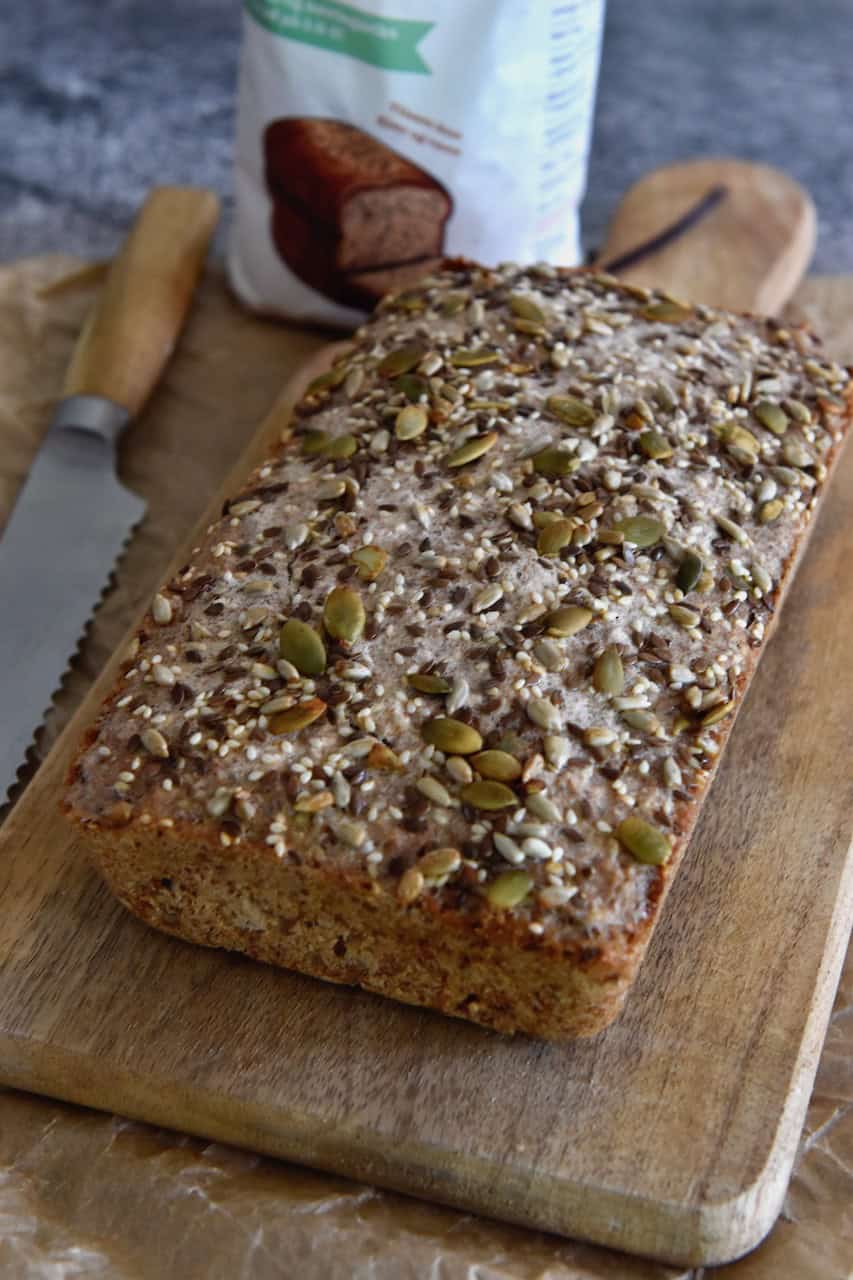 Glutenfritt grovbrød med grovbrød mix